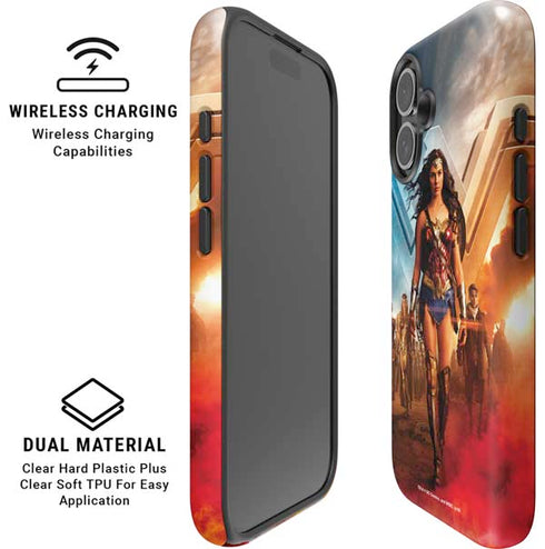 DC Comics Wonder Woman Main characters Poster iPhone 16 Plus Magsafe Impact Case